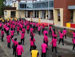 Bhayangkari Bone Gelar Olahraga Bersama Sambut Hari Bhayangkara